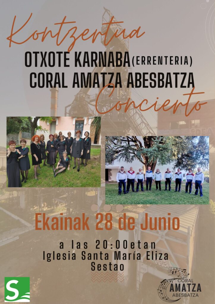 Coral Amaratz y Karnaba Otxotea concierto en Sestao